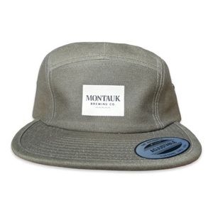 Montauk Brewing Co Project 420 Yupoong Cotton Baseball Cap Camp Hat New Khaki